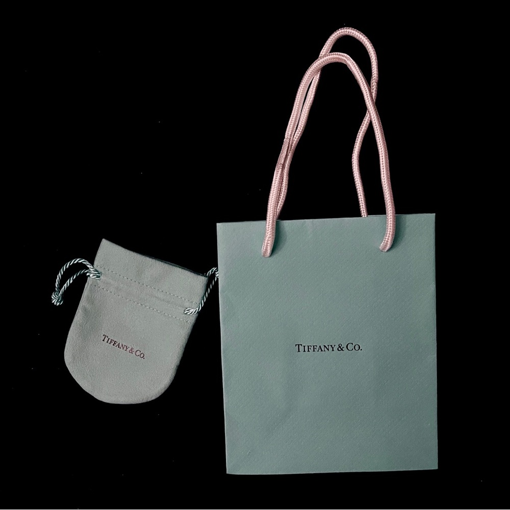 Tiffany & Co. Blue Jewelry Pouch and Bag Set